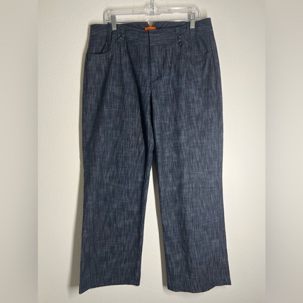 Vintage Y2K 00s Abby Z Denim Pants Blue Gray Straight Size 18W
